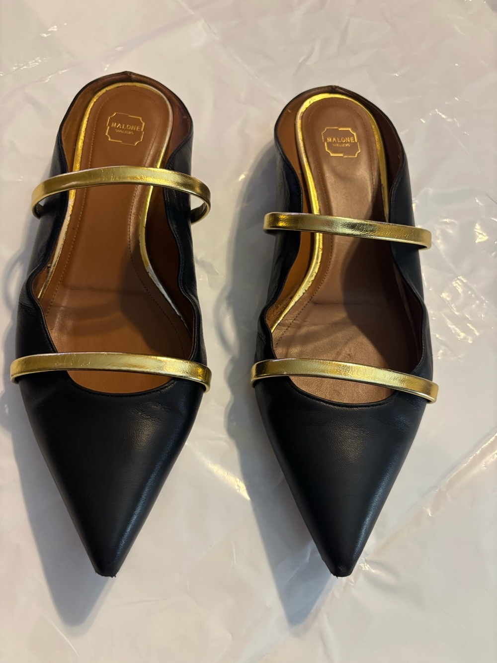 Malone Souliers 
Maureen flat mules